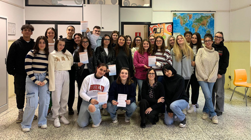 Festeggia cinque anni dal trapianto e parla di donazione a scuola